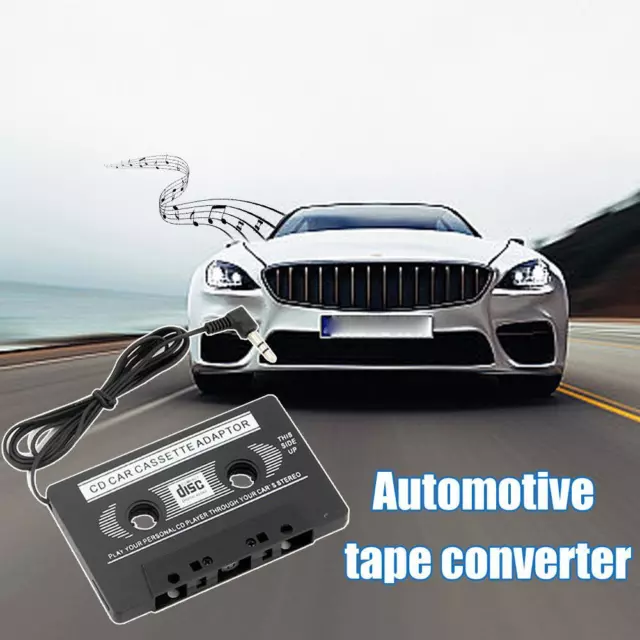 Universal Car Cassette Tape Adapter Cassette Mp3 Player 3.5mm` JackP✨. A1C6