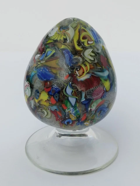 VINTAGE MURANO FORNASA De Mvran Al Insegna De Moreto Blue
