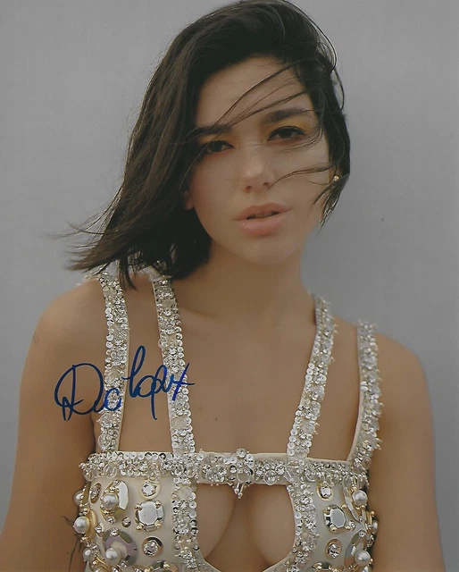 DUA LIPA SIGNED Photo Photograph Picture 8X10 Loa Ttm Singer 20.50