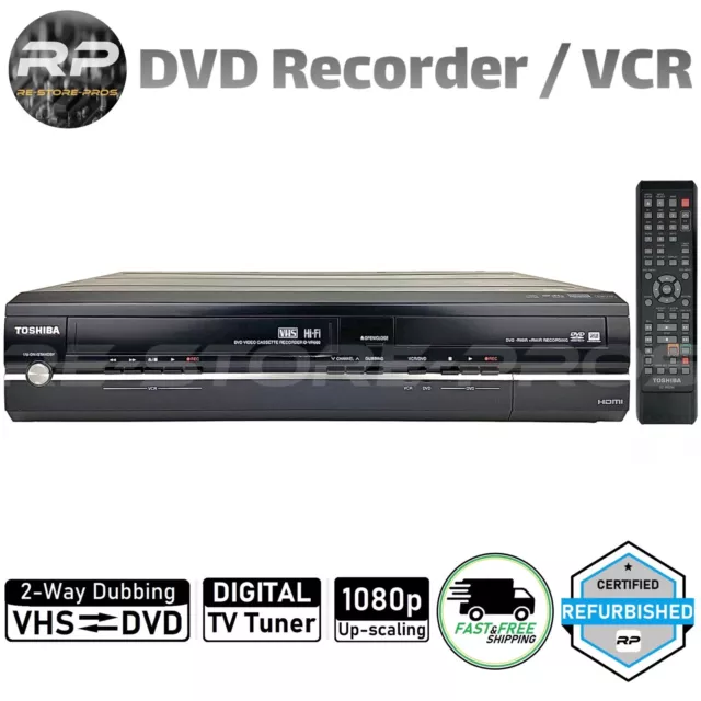 Toshiba DVR660 DVD VCR Combo Player VHS to DVD Recorder HDMI 1080p DTV Tuner