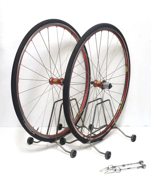 Paire De Roues 700c Clincher - Moyeux Campagnolo Gran Sport Vintage / Jantes Mavic
