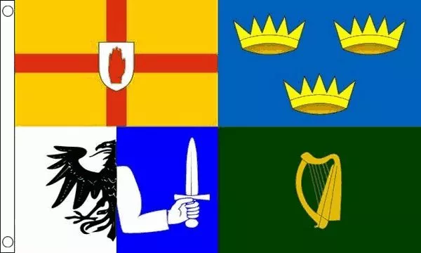 4 Provinces Of Ireland Giant Flag 8 x 5 FT - 100% Polyester - Irish Republican