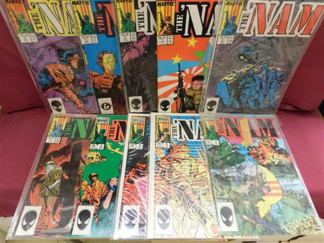 Nam 1 2 3 4 5 6 7 8 9 10 Marvel Comic Run Murray Golden Gil Beatty 1986 Vf-