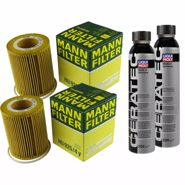 2x MANN-FILTER Ölfilter für Volvo XC90 I 3.2 AWD XC70 II T6 Land Rover