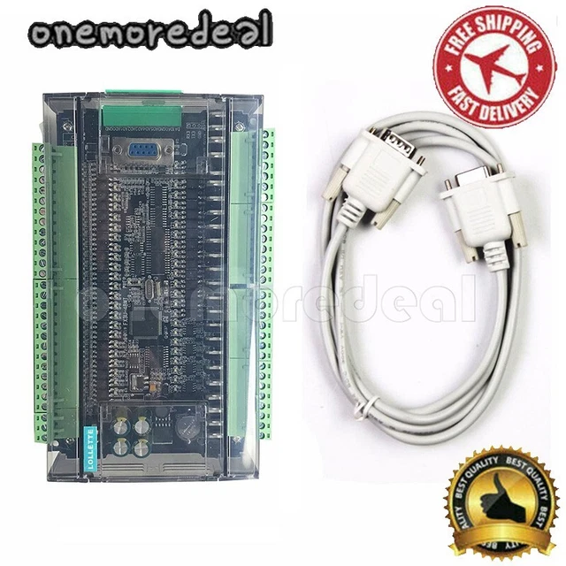Controller PLC FX3U-48MT programmatore controller logico orologio in tempo reale + cavo RS232
