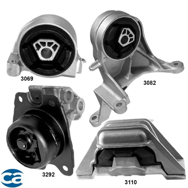 Trans & Motor Mount 4PCS Set For Chevy Equinox 05-06, Pontiac Torrent 3.4L 2006