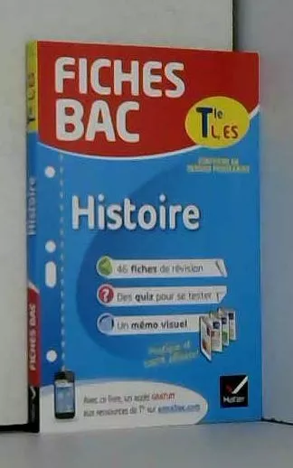 Fiches bac Histoire Tle L, ES: fiches de révision   Terminale L, ES