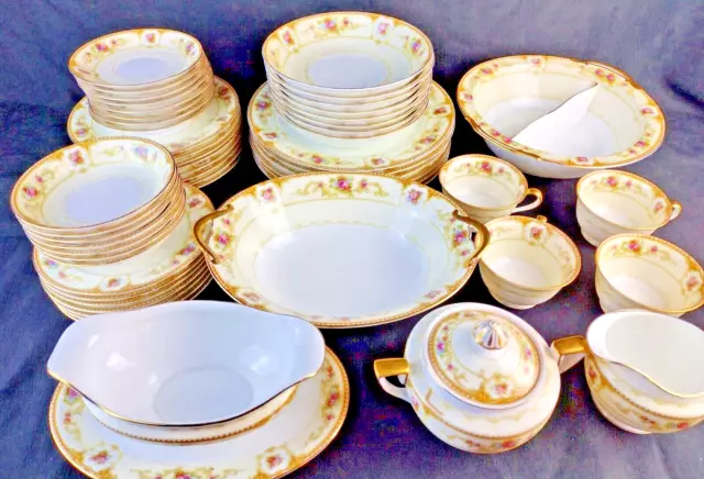 Noritake Allure Fine Bone China From the Early 1930s Floral Design Replacements