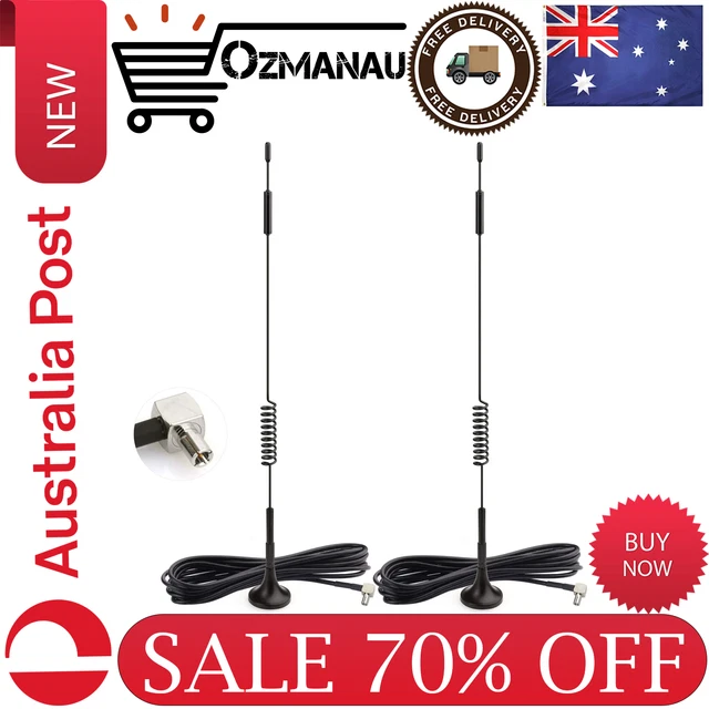 Bingfu 4G LTE Antenna TS9 Aerial 7dBi Magnetic Base External Network Antenna AU