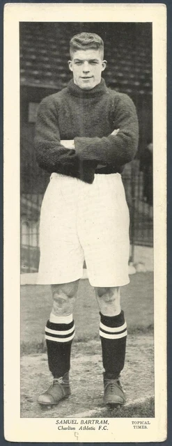 Topical Times Footballer 1938-Charlton Athletic-Samuel Bartram