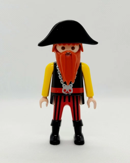 PLAYMOBIL FULL RED bearded pirate figure 5737 £3.78 PicClick UK