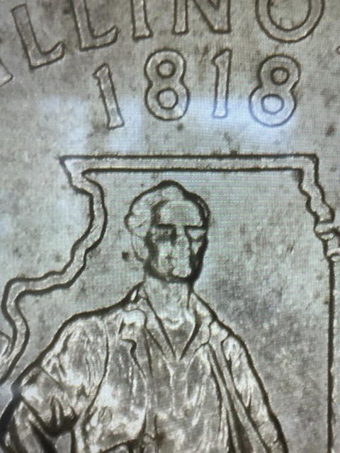 2003 P ILLINOIS Quarter Die Strike Error Lincoln Wearing