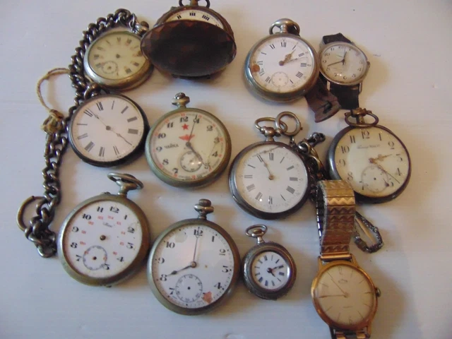 Mouvement De Montre à Gousset à Réparer - Réf 134-12/A1-08, Occasion