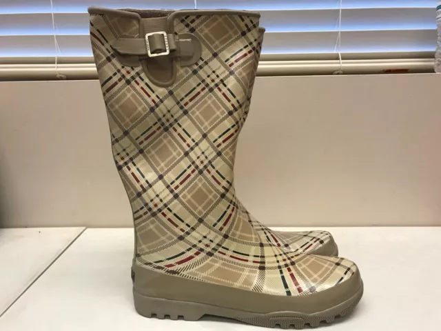 Sperry Pelican Boot Tan Plaid 9852112 Medium