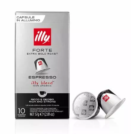 100 capsule caffè espresso ILLY FORTE compatibili macchine Nespresso extra bold