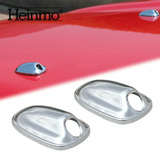 Windshield Water Spray Nozzle Cover Silver For Mini Cooper F54 F55 F56 F57 F60