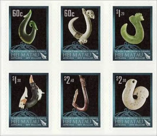 2011 New Zealand Stamps - Matariki Hei Matau - MNH P&S sheetlet of 6