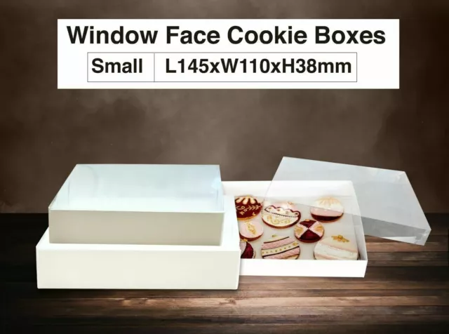 Catering Boxes Various Sizes Window Face Cookie Boxes Cupcake Boxes Decorating