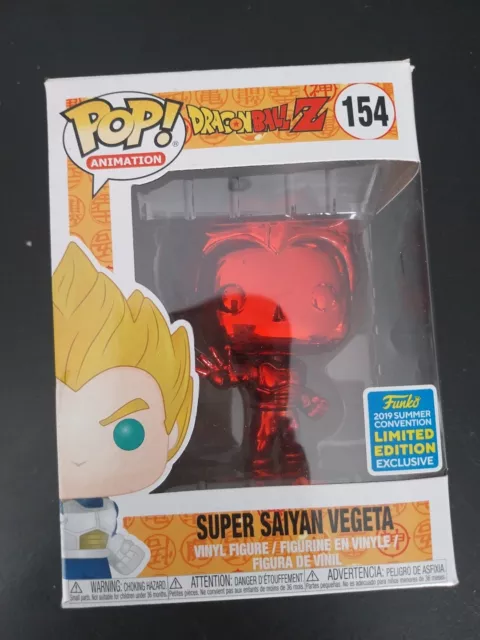 Funko Pop Dragon Ball Super Saiyan Vegeta 154 Rouge