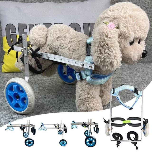 Dog Wheel Chair For Back Legs Pet Wheelchair Disabled Cat Dog Walk Old Too E1H2