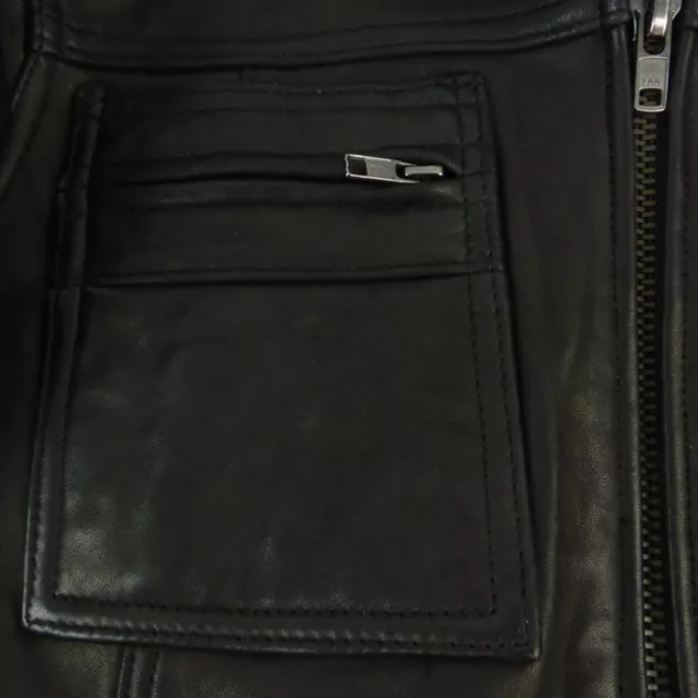 MEN'S BLACK FULL Circle Leather Hooded Jacket - Medium $12.64 - PicClick