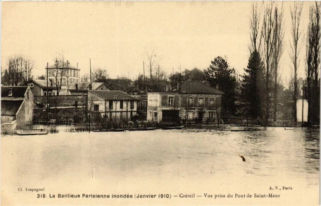 CPA AK CRETEIL view taken from the Pont de St-MAUR (671866)