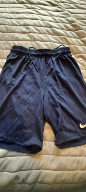 Nike Boys Shorts Dri-Fit Size M Blue