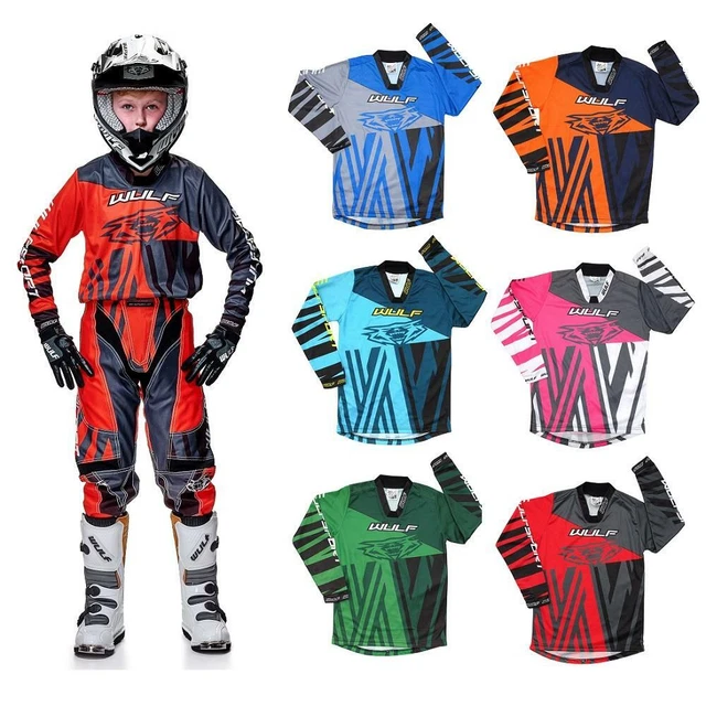 Wulfsport Cub Ventuno Kids Motocross Motorbike Jersey Off Road Shirt Junior