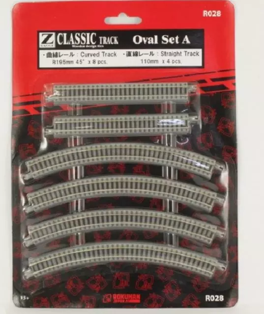 Rokuhan Z Gauge Rail set R028 Classic Truck Oval Set A Japan