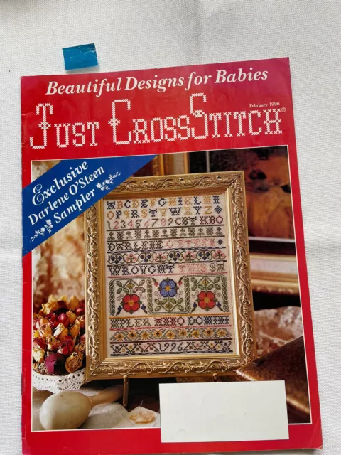 Magazine beautiful designs for Babies  just Cross Stitch Merry Cox