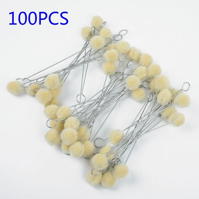 Teinture Outils Applicateur Kit 100Pcs Cuir Artisanat Pratique Accessoire