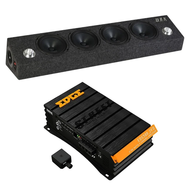 EDGE Pacchetto: EDGE EDBXPROBOX-E9 + EDGE EDS500.2FD-E0 2-CH Class D