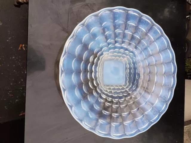 BELLE COUPE en verre moulé pressé opalescent Dlg Sabino Etling Art Deco