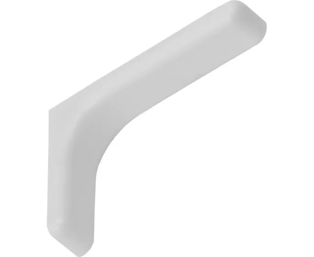 Fixation pour Étagère Avec Kunstoffabdeckung 240 x 145mm Blanc Winkelträger