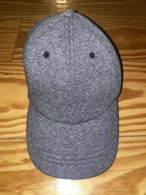LULULEMON Heather Gray Unisex Athletic Adjustable Strap Baseball Hat Cap