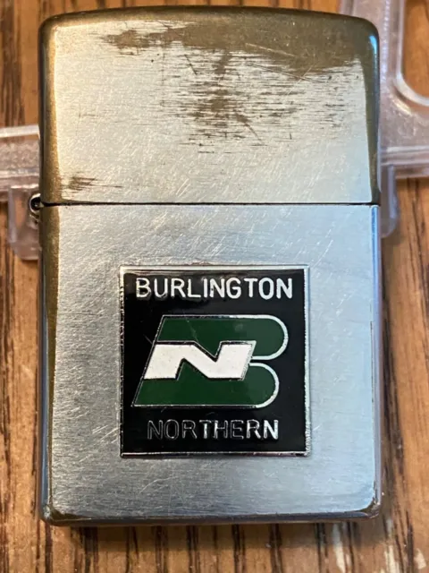 1996 Zippo Lighter BN Railroad Burlington Northern Rail Road