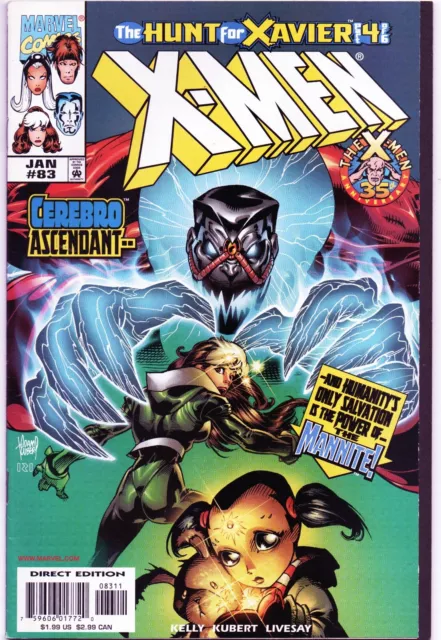 Marvel Comic X-Men Vol 2 83 Bargain Rare High Grade Bag Board Scan 1998 Xavier