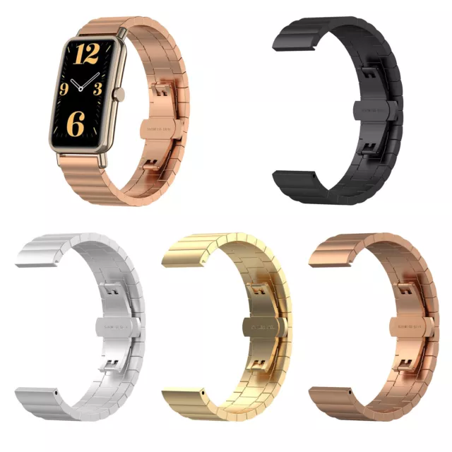 Luxus Edelstahl Uhrenarmband für Huawei Watch Fit Mini Armband Wristband Strap