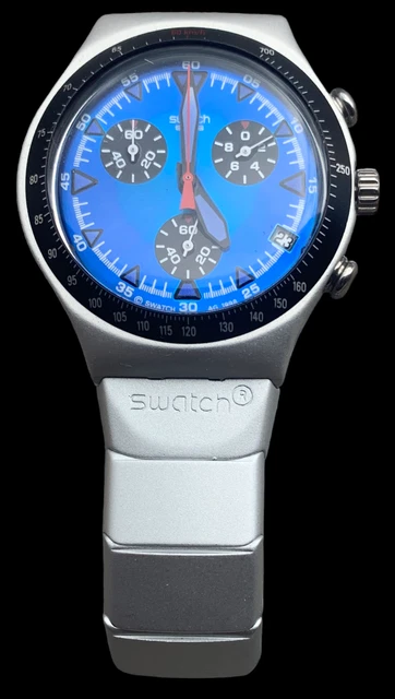 SWATCH IRONY CHRONO Toxin YCS4004A Nuovo New I Decimi di Secondo