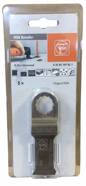 Fein 63502147021 2-23/64 inch SuperCut Bi-metal E-cut Universal Blade 5ct (GS)