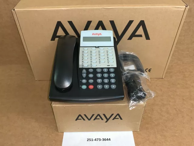 Avaya Partner 18D Series 2 II 2nd Gen Black 18 Button Display Phone Refurbished