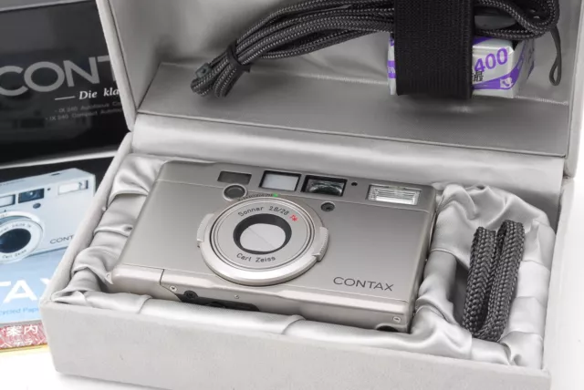 【Almost UNUSED in BOX】 Contax Tix Carl Zeiss Point＆Shoot APS Film Camera JAPAN