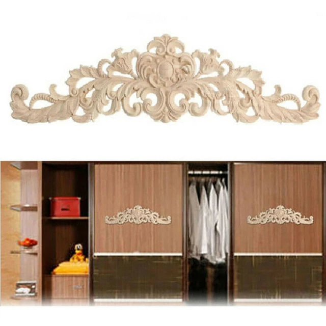 Calcomanías de decoración de madera calcomanías onlay molduras de repuesto accesorios útiles