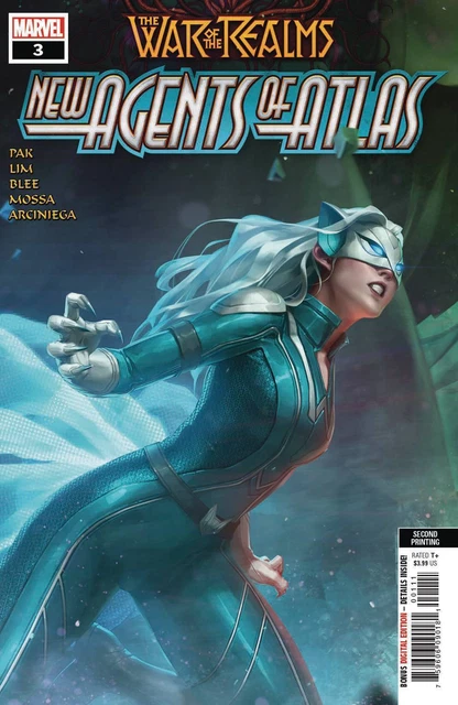 War Of Realms New Agents Of Atlas #3 (Of 4) 2Nd Ptg Var Marvel Comics