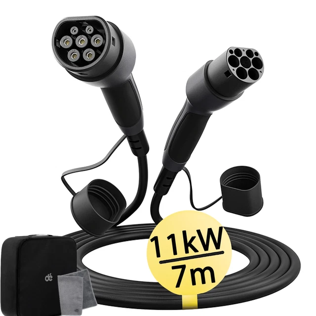 Mobile Wallbox 11KW tipo 2 EV cavo di ricarica lunghezza cavo 7 m caricabatterie casa 16A 3 fasi