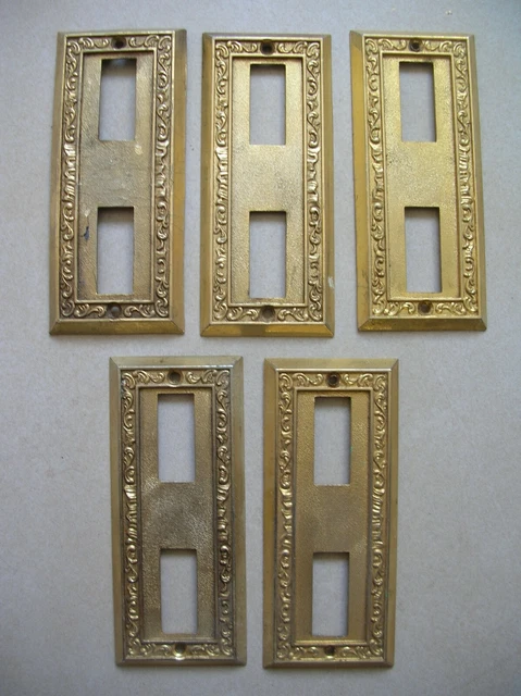 ENERLITES Lot De 10 Plaques Murales En Acier Inoxydable