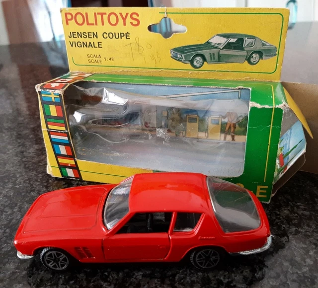 Jensen Coupe Vignale - Politoys Export 573 - Échelle 1/43 - Gris - Occasion Sans Boîte