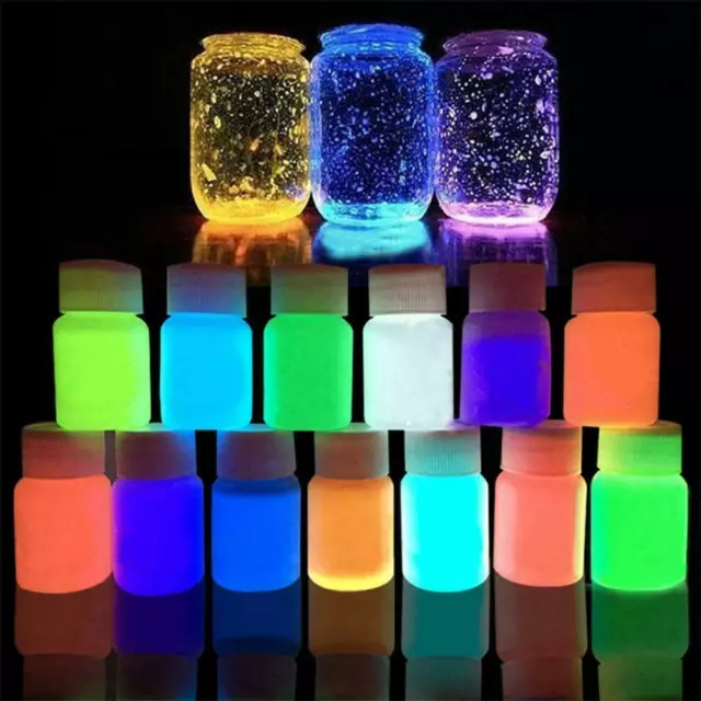 Waterproof Acrylic Glow In The Dark Luminous Paint Odor DIY Color Free Z6P8 S ~