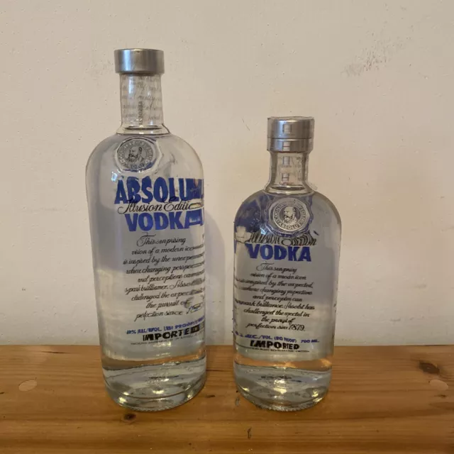 Absolut Vodka limited edition ILLUSION 700ml & 1000ml versiegelt Neu Sammlung