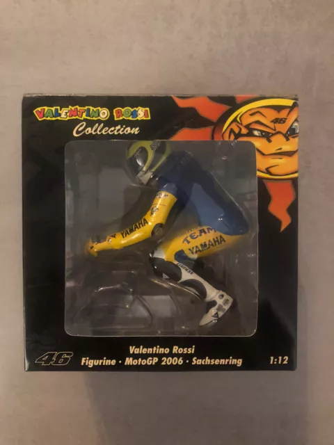 Minichamps Moto GP Figurine Valentino Rossi 2006 1/12 Sachsenring Materazzi Ride